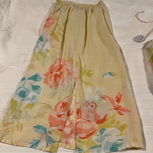 DAVID DART Vintage Linen Top and Skirt Set - Picture 3 of 16